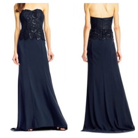 Aidan Mattox Dresses & Skirts - Aidan Aidan Mattox Textured Lace Gown